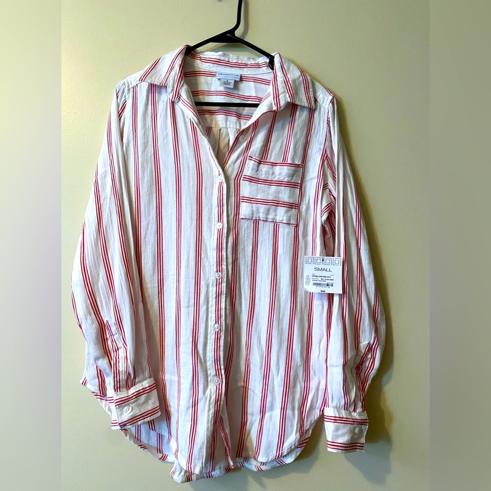 Liz Claiborne Women’s Long-sleeve Button Up Shirt Size Small